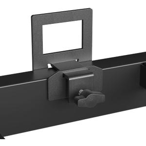 Non Slip Mattress Gaskets for Metal Bed Frame,6 PCS Mattress Holder in Place Gripper,Keep Mattress from Sliding, Adjustable Anti-Slip Baffle, Black