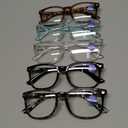 CCVOO Reading Glasses for Women/Men, Eyeglasses, Blue Light Readers for Women/Men, Computer Eye Glasses, Cheaters (*C1 Mix)
