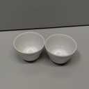 Patelai 12 Pcs 8 oz Porcelain Soup Cups Small White Dessert Bowls Broth Dip Cups for Ice Cream Dipping Sauce Bouillon Soups Side Dishes Salads Cereal Rice, Microwave and Dishwasher Safe
