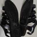 MIA Girl Black Jelly Fisherman Sandals,Black, Size 8