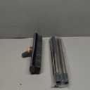 Scrub Brush with Long Handle, Floor Scrub Brush Squeegee Broom for Cleaning, 3 in 1 Shower Scrubber Floor Broom Squeegee for Concrete Tile Wall Deck Patio Grey (Gray)