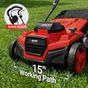 36V 15" Brushless Cordless Electric Dethatcher and Scarifier Compatible with Milwaukee 18V Battery(Tool Only), w/12Gal Thatch Collection Bag, 5-Depth Adjustment, Quick-Fold, Walk Behind for Lawn Care