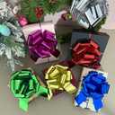 2 x 6 Inch Pull Bows for Gift Wrapping  Elegant Gift Wrapping Ribbon for Wedding, Birthday, Party Decorations | Premium Pull Bows for Baskets, Presents & Crafts (12 Pieces, Metallic Color)