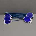 Menkxi 8 Pcs Reflective Driveway Markers 48 Inch Snow Plow Driveway Reflectors Double Sided Fiberglass Pole Snow Stakes with Easy Visibility at Night and Bad Weather for Entrance Parking Lot(Orange)