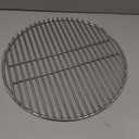 onlyfire Stainless Steel High Heat Charcoal Fire Grate for X-Large Big Green Egg, Weber 22 Inch Charcoal Grills -17 Inch