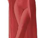 Fixmatti Women's Fuzzy 3 Piece Sweatsuit Open Front Cardigan Crop Tank Tops Wide Legs Pants Lounge Sets (1-red) S