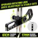 Zozen Foldable Drywall Cutting Tool, 10 Short Safety Blades, Comfort Handle