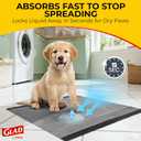 Glad for Pets Black Charcoal Puppy Pads - 6-Layer Leak-Proof Construction, Activated Carbon Odor Control, Pheromone Attractant - Disposable Dog Pee Pads for Potty Training, 23 x 23 in, 100 Count