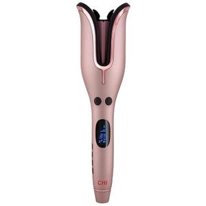 CHI Spin N Curl 1″ Ceramic Rotating Curling Iron, Adjustable Preset Heat Settings for All Hair Types, SalonQuality Curls & Waves, Auto ShutOff, Tangle Protection, Rose Gold