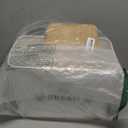 Baie Maison Extra Large White Farmhouse Bread Box for Kitchen Countertop - Breadbox Holder Fits 2+ Loaves - Bread Storage Container Bin - Rustic Bread Keeper Vintage Metal Kitchen Decor for Counter