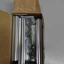 LONTAN 2 Pairs Rear Mounting Brackets for Drawer Slide - B4502 Cabinet Drawer Bracket for Face Frame Cabinets Kitchen Replacement Parts for 1.77 inch(45mm) Width Furniture Gildes (Silver)