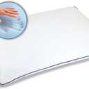Sleep Innovations Forever Gel Memory Foam Pillow, Standard Size, Cool Touch Cover and Cooling Gel Memory Foam Core, Side, Stomach, and Back Sleepers, Medium Support