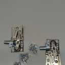 1 Pair Soft Close Flip Down Tray Hinges with Damping Design,Self Closing Cabinet Door Hinges,Tip-Out Door Support Frame 45 Opening Angle for Closets Bookcases Sink Hinge Scissor Hinge (Sliver)