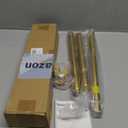 Closet Rods for Hanging Clothes, 17 to 54 Inches Stepless Adjustable Metal Closet Rod, 1.3 Inches Heavy Duty Clothes Hanging Rod for Closet Wardrobes Laundry RV, Golden