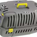 Ferplast Jet Pet Carrier: Value Dog Carrier Suitable for XS Dog Breeds & Small Cats, Assembled Dimensions: 22L x 14.5W x 13H inches, Green, (73043039PBUS)