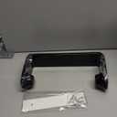 simpletome Paper Towel Holder ONE Hand Tear Adaptive Tension Arm Adjustable Length 9.4-11inch/24-28cm (Black)