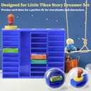 Acrylic Display Shelf Compatible with Little Tikes Story Dream Machine Books, Desktop Shelves for Dream Machine Books, Audio Games, Cartoon Characters (Shelf Only)