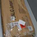 FUNLIO Baby Jumper with Stand for 6-24 Months, Infant Jumper for Indoor/Outdoor Play, Toddler Jumper for Baby Girl/Boy, with Adjustable Chain, Easy to Assemble & Store (with Stand) - Grey