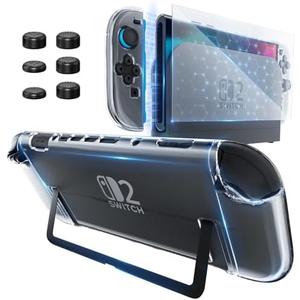 HEYSTOP Nintendo Switch 2 Case-Compatible with Nintendo Switch 2 Console and Joy-Con Controller with Screen Protector and Thumb Grips-Shock Absorption and AntiScratch Dockable