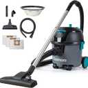 Kenmore KW3010 Bagged Canister Vacuum 3 Gallon Lightweight Cleaner High Efficient with 3 Cleaning Tools & Washable Filter for Household, Hard Floor, Carpet & Pet Hair, 3Gallons, Black+Dry