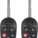 Vurkcy Key Fob Replacement for 2012-2019 Ford Focus/ 13-19 Escape C-Max/ 15-18 Fiesta/ 14-20 Transit Car Keyless Entry Remote Control, OUCD6000022, 4 Btn, 2Pcs