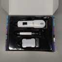 Hair Clippers for Men with LED Power Display, 3-Piece Professional Grooming Kit Includes Hair Clipper, Foil Shaver & Nose Trimmer, Complete Cordless Set for Home Barber Use (White)