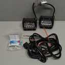 Nilight LED Light Bar 2PCS 60W 4 Inch Flood Spot Combo LED Work Light Pods Triple Row Work Driving Lamp with 12 ft Wiring Harness kit - 2 Leads