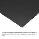 3 x MECCANIXITY Black ABS Plastic Sheet 10 x 6 x 0.04 Inch for Building Model, DIY Crafts, Panel, Pack of 2 Pcs