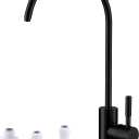 Drinking Water Faucet Matte Black,Lead-Free Water Filter Faucet,Easy to Install Reverse Osmosis Faucet for Kitchen Bar Sink