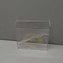 Acrylic Matzah Box Holder 8 x 8 Inches Clear Passover Matzo Box Decor for Storage and Display Elegant Pesach Seder Matzah Holder for Passover Seder Jewish Holiday Table Decoration (Classic)