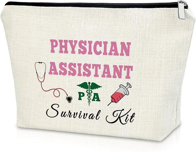 Sazuwu Physician Assistant Gifts Makeup Bag, Physician Assistant, 9.84" length x 6.69"
