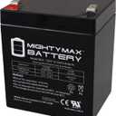Mighty Max Battery ML5-12F2-12 Volt 5 AH, F2 Terminal, Rechargeable SLA AGM Battery
