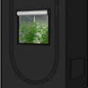 zazzy Grow Tent, 24"x24"x36" Hydroponic Mylar Grow Tent Reflective Garden Growing Dark Room with Observation Window, Removable Floor Tray and Tool Bag for Indoor Plant Growing 2'x2'