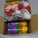 LEASEN 24 Pack Easter Egg Fillers with Plush Bunny Toys Inside, Easter Eggs Filled with Plush Toys Inside, Mini Bunny Stuffed for Easter Hunt, Easter Party Favor, Basket Stuffers Fillers