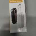 2 in 1 Mini Bag Sealer, Bag Sealer Heat Seal with Cutter, USB C Rechargeable Chip Bag Sealer Heat Seal, Portable Bag Resealer for Plastic Bags Snacks & Food Storage,Bright Black