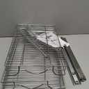 OCG 2 Tier Pull Out Cabinet Organizer (14" W x 21" D), Pull Out Drawers for Kitchen Cabinets, Pull Out Shelves for Base Cabinet Organization in Kitchen Bathroom Pantry, Chrome Finish