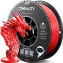 Official Creality PETG 3D Printer Filament 1.75mm 1KG (2.2lbs), High Precision, Strong Toughness, Odorless, Better Flow, Moistureproof 3D Printing CR PETG Filament, Red