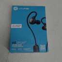 JLab Fit 2.0 Bluetooth Enabled Wireless Sports Earbuds, Bluetooth 4.1, 10mm Titanium Drivers, 6 Hour Battery Life, IP55 Sweatproof, Flexible Memory Wire, Black