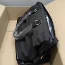 Weekender Bag with Shoe Compartment Travel Duffle, Carry On 20 Inch, Black