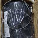 VIVOSUN Dryer Vent Hose, 4 inch Aluminum Foil Ducting, 8FT Long Heavy-Duty Dryer Hose Vent Kit for HVAC Ventilation, Exhaust, Duct Fan Systems, Black Flexible Air Duct w/ 2 Clamps