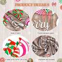 AIBIIN 3PCS Christmas Decoration, Porch Sign for Front Yard Hanging Banner Merry Christmas Candy Pattern for Xmas Supplies Indoor Outdoor Xmas Decor