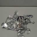 50 PCS 40 IN Large Silver Star Balloons Big Metallic Explosion Star Foil Balloons 12 Point Star Balloons Cone Mylar Balloons Spike Balloons for Birthday Christmas Party Decoration