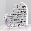Gifts for Mom I Love You MomMothers Day -Best Christmas Valentines Day Gift 3.9x3.9x0.6 Inch Acrylic decoration Mothers Day Gifts