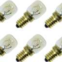 Oven Lamp 6PCS T22 240v 15W E14 Microwave Light Bulb Cooker Light