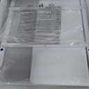 Furologee End Table with Charging Station, Nightstand with Fabric Drawers, Side Tables with USB Ports & Outlets, Night Stand with Storage Shelf & Hooks, for Living Room/Bedroom, White (1 pc)