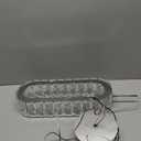 Pendant Lighting for Kitchen Island LED Modern Chrome Pendant Lights Fixture Mini Oval Crystal Chandeliers for Bedroom Living Room Bathroom Dining Room Corridor Bar Warm Single Hanging(1-Pack)