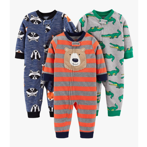 Simple Joys by Carter's Baby Boys' 2-Pack Loose Fit Flame Resistant Fleece Footless Pajamas 12 T, 2 Pack. Green Pjs Not Included. 