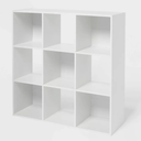 9-Cube Book Shelf White