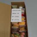 JOYIN 28 PCS Valentines Day Dessert Mochi Squishy Toy with Card, Prefilled 14 Design Kawaii Food Stress Relief Squeeze Fidget Toy for Kid Valentine Party Favor, Classroom Gift Exchange School Reward