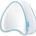 Memory Foam Knee Pillow for Side Sleepers  Orthopedic & Ergonomic Support for Back, Hip, Leg & Joint Pain Relief - Breathable Fabric and Soft Surfaces